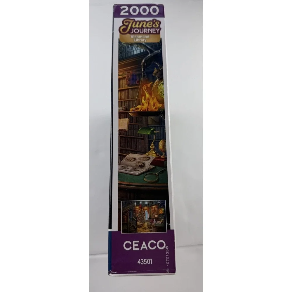 NEW Wooga GmbH,Berlin 2000Pc Jigsaw Puzzle June's Journey Richmond Library NIB